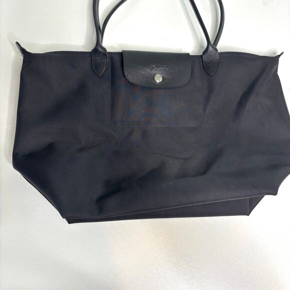 Longchamp Le Pilage Shoulder Large Tote Bag Black - Picture 10 of 12